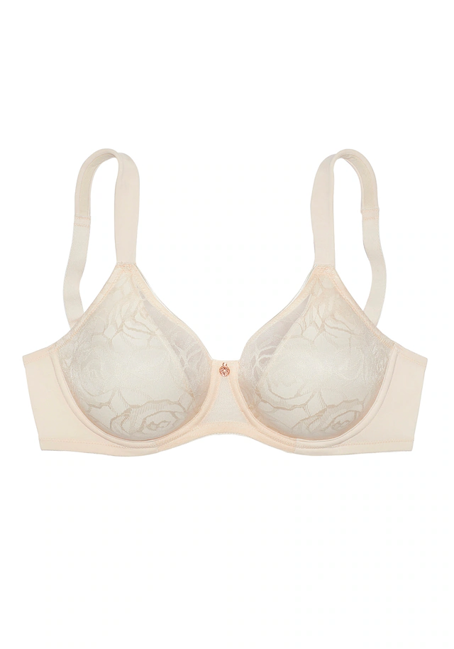 Nuance by Lascana Minimizer-BH », BH mit Bügel« mit breiten Trägern & Spitze, große Größen, bequemer BH