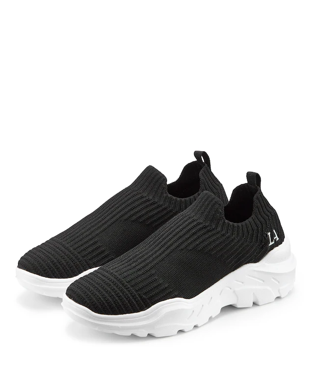 LASCANA Sneaker »Slip-On-Sneaker,« Halbschuh, Slipper, Freizeitschuh zum Reinschlüpfen VEGAN