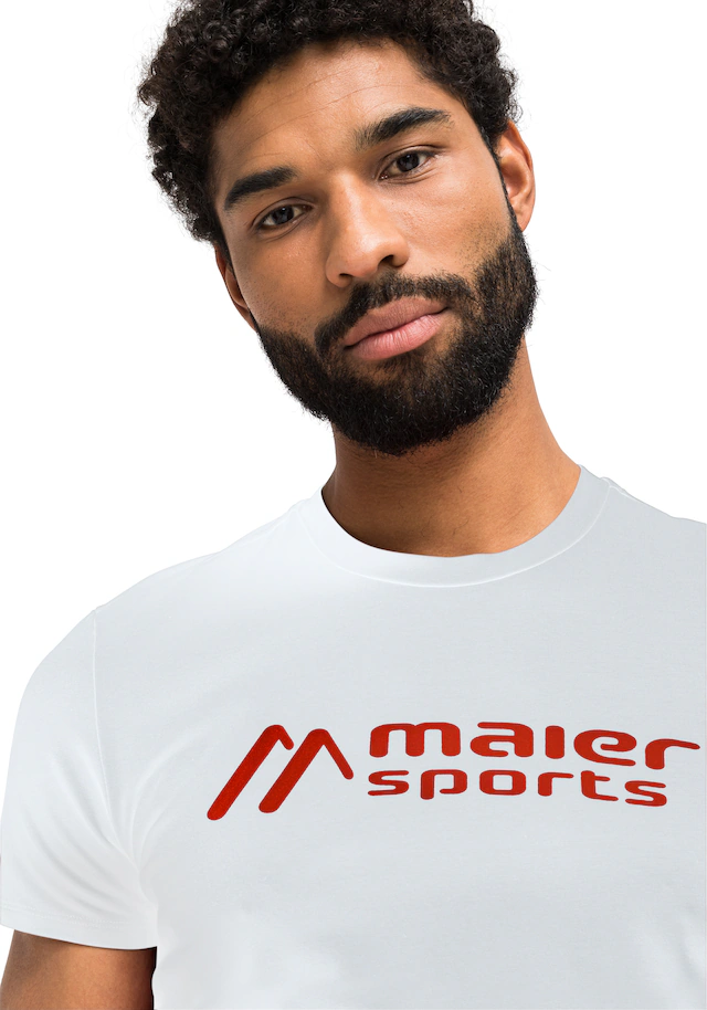 Maier Sports Funktionsshirt »MS Tee M« Vielseitiges Rundhalsshirt aus elastischem Material