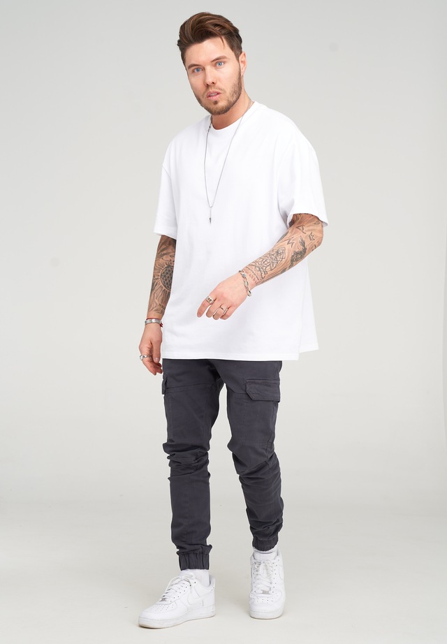 behype Cargohose »BHMattheo2« im Jogging-Design