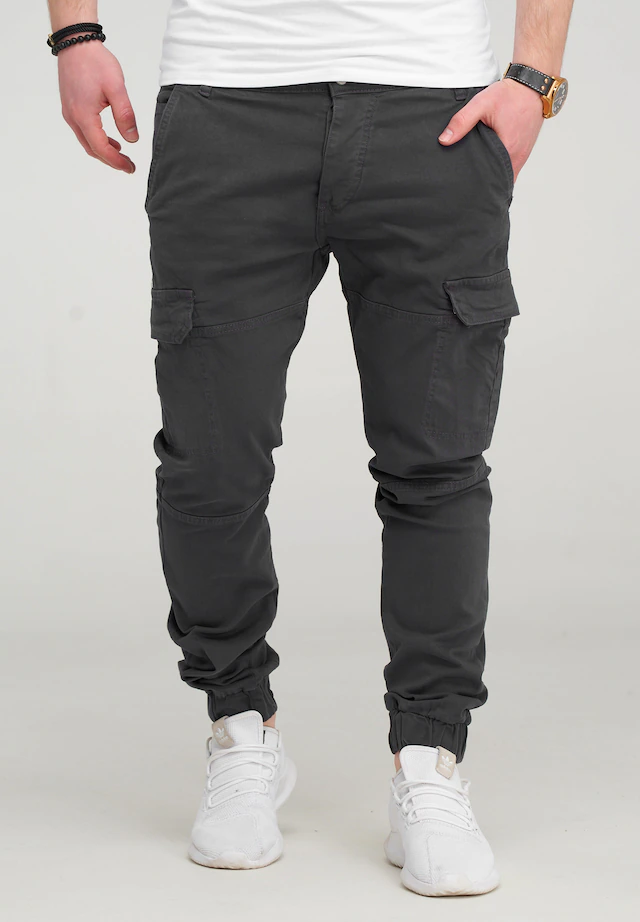 behype Cargohose »BHMattheo2« im Jogging-Design