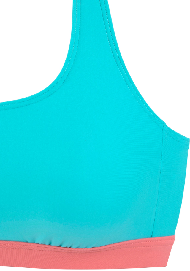 LASCANA ACTIVE Bustier-Bikini-Top »Janni« mit kontrastfarbenen Details