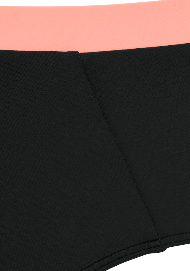 LASCANA ACTIVE Highwaist-Bikini-Hose »Janni« mit kontrastfarbigen Bündchen
