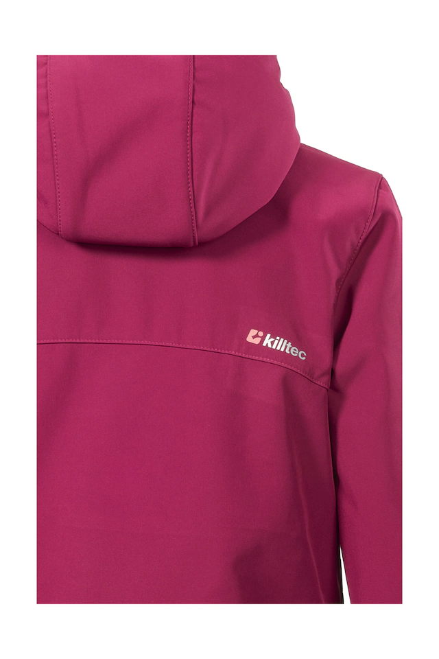 Killtec Softshelljacke »Girls Softshelljacke« Wasserabweisend, verstellbare Kapuze u Ärmel, Fleece-Innenfutter