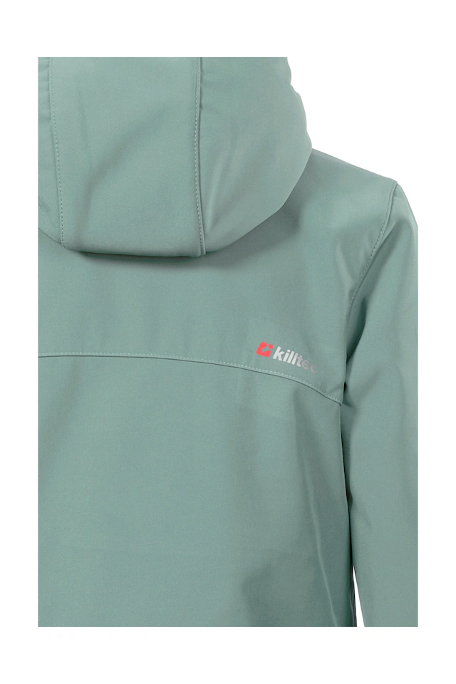 Killtec Softshelljacke »Girls Softshelljacke« Wasserabweisend, verstellbare Kapuze u Ärmel, Fleece-Innenfutter
