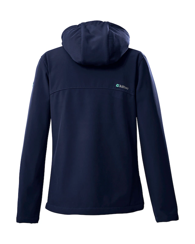 Killtec Softshelljacke »Girls Softshelljacke« Wasserabweisend, verstellbare Kapuze u Ärmel, Fleece-Innenfutter