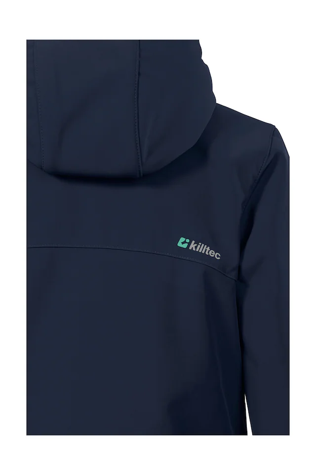 Killtec Softshelljacke »Girls Softshelljacke« Wasserabweisend, verstellbare Kapuze u Ärmel, Fleece-Innenfutter