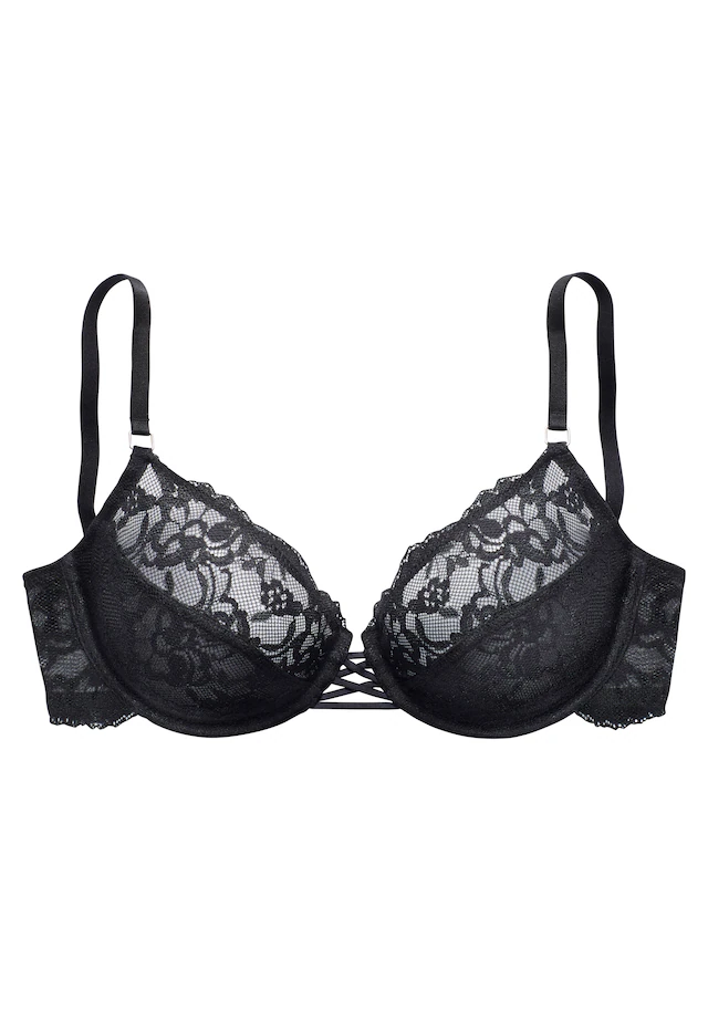 LASCANA Bügel-BH in einem aufregenden Leo-Look, sexy Dessous