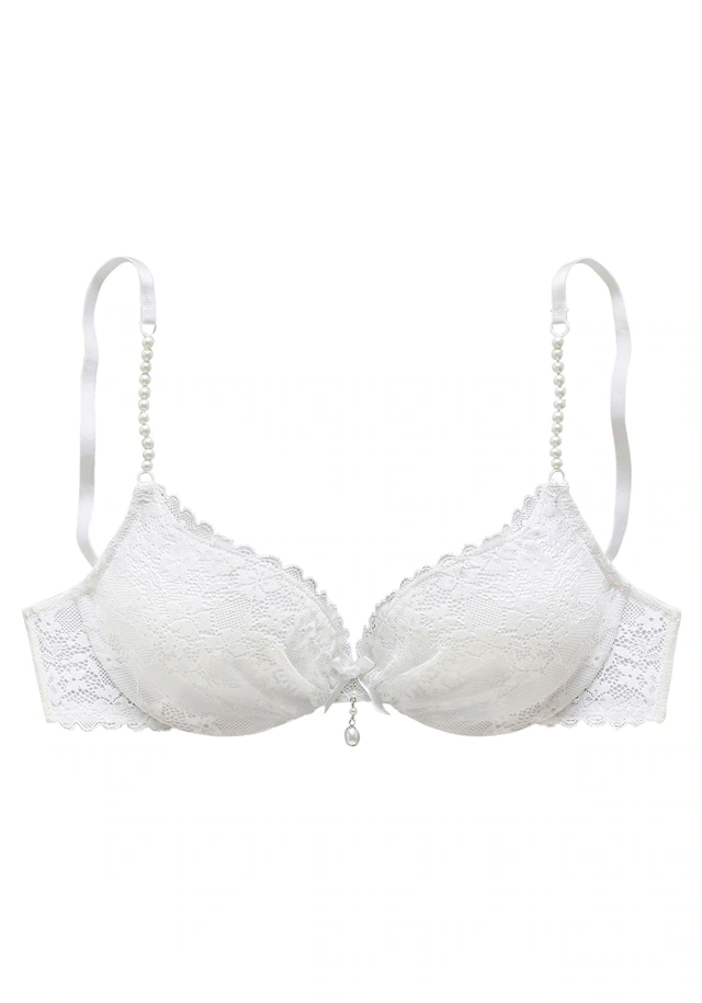 LASCANA Push-up-BH mit einzigartigen Kunstperlen-Details, sexy Dessous
