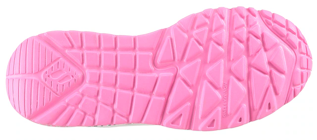 Skechers Sneaker »UNO LITE-LOVELY LUV« , Schnürschuh mit bedruckter Sohle, Größenschablone zum Download