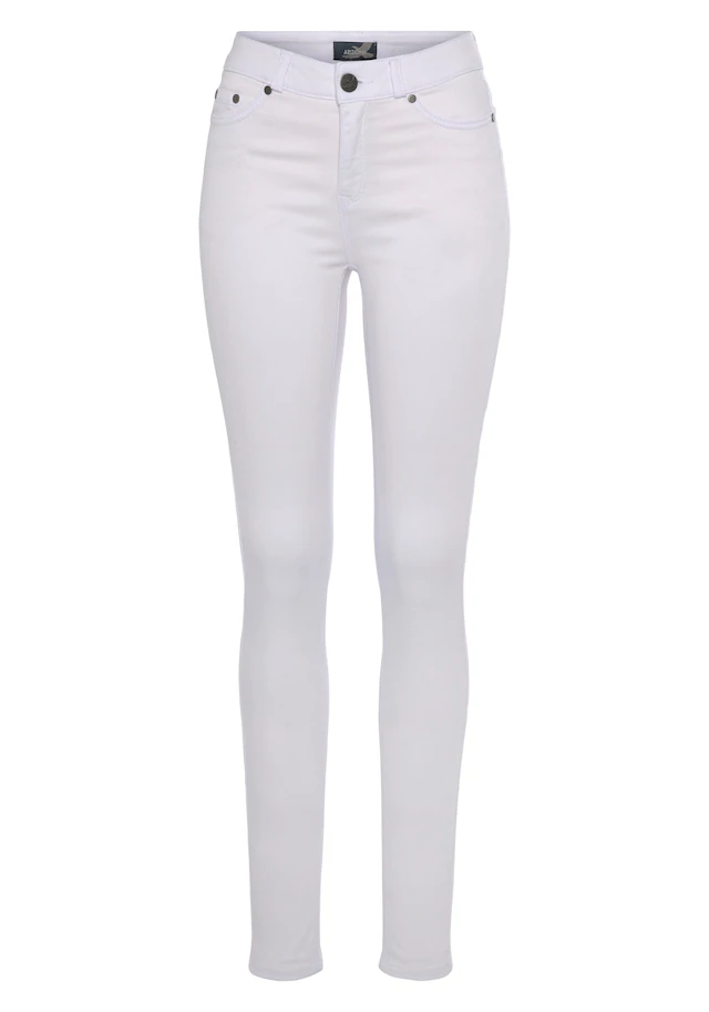 Arizona Skinny-fit-Jeans »Ultra Soft« hohe Leibhöhe, lang, aus Baumwolle, Polyester und Elasthan