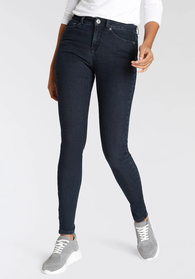 Arizona Skinny-fit-Jeans »Ultra Soft« hohe Leibhöhe, lang, aus Baumwolle, Polyester und Elasthan