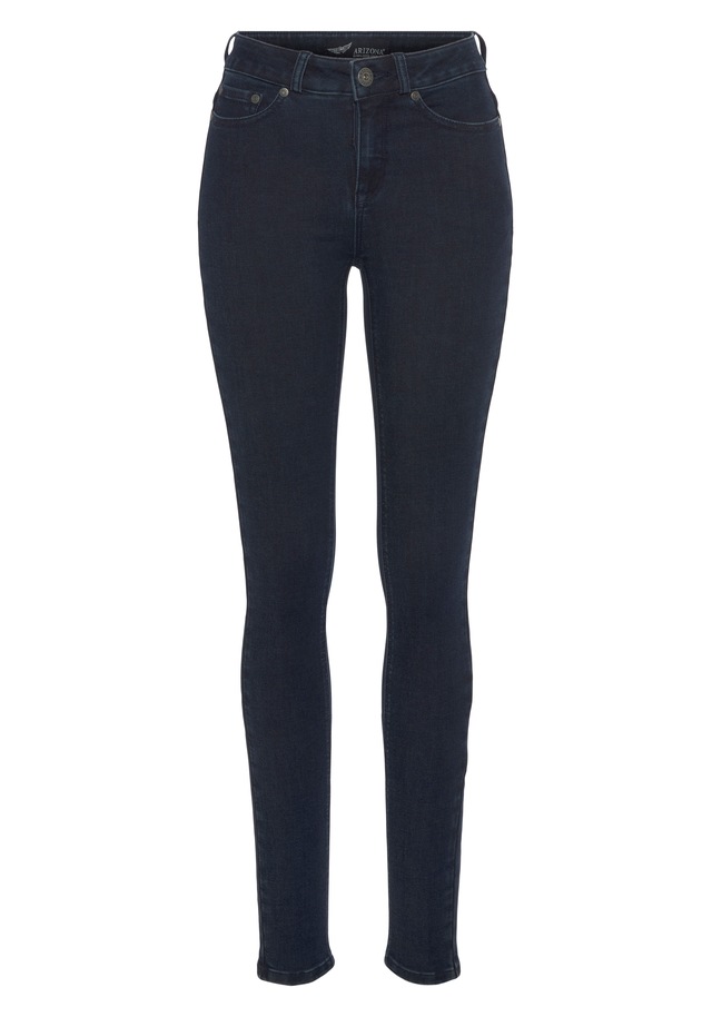 Arizona Skinny-fit-Jeans »Ultra Soft« hohe Leibhöhe, lang, aus Baumwolle, Polyester und Elasthan