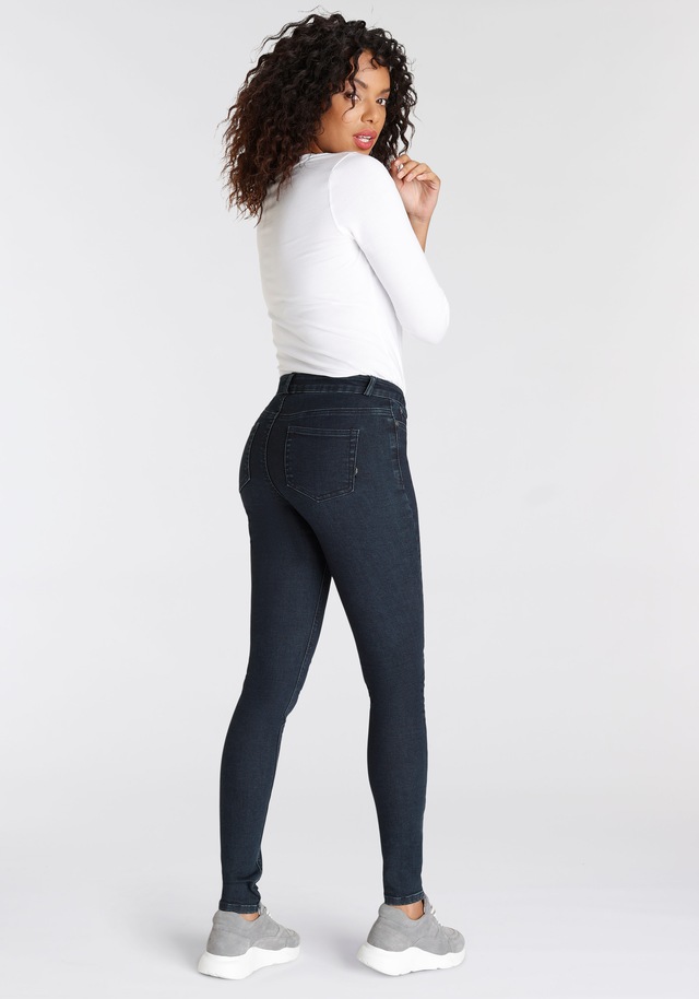 Arizona Skinny-fit-Jeans »Ultra Soft« hohe Leibhöhe, lang, aus Baumwolle, Polyester und Elasthan