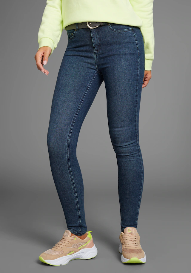 Arizona Skinny-fit-Jeans »Ultra Soft« hohe Leibhöhe, lang, aus Baumwolle, Polyester und Elasthan