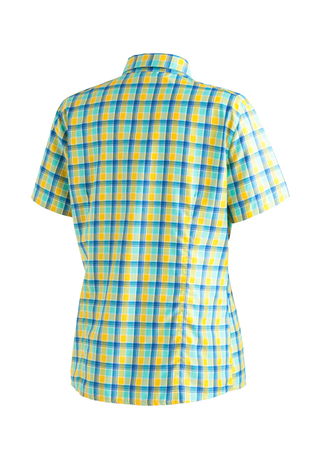 Maier Sports Funktionsbluse »Philina« Damen Bluse, leichte Kurzarmbluse, Blusen-Shirt, Karobluse, Reg Fit