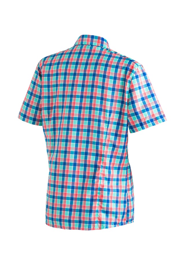 Maier Sports Funktionsbluse »Philina« Damen Bluse, leichte Kurzarmbluse, Blusen-Shirt, Karobluse, Reg Fit