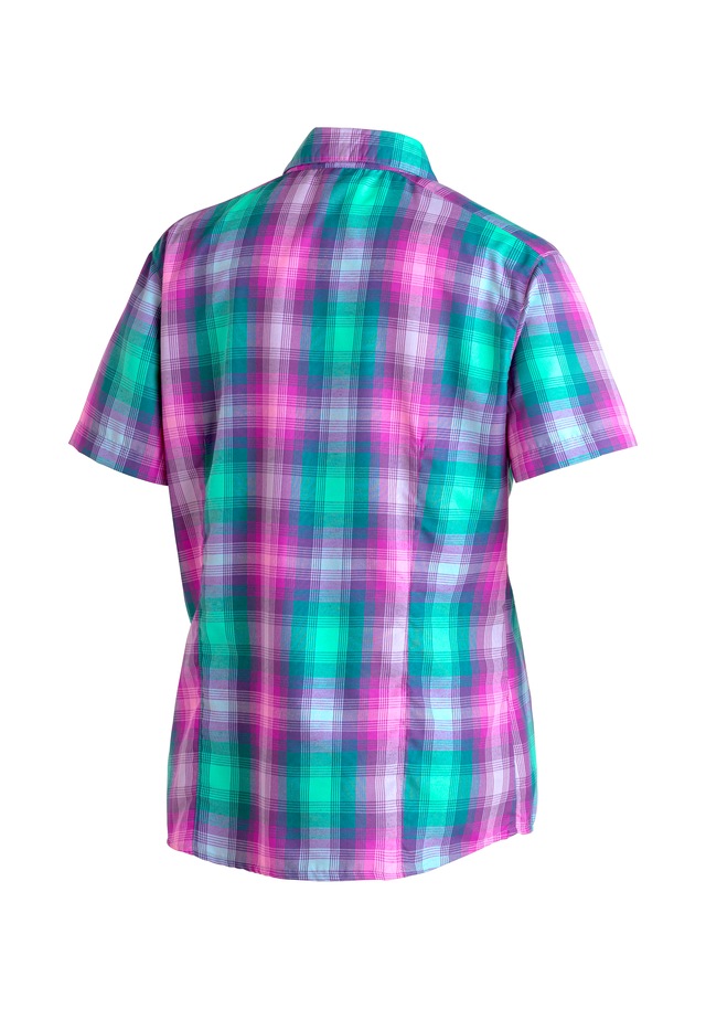 Maier Sports Funktionsbluse »Philina« Damen Bluse, leichte Kurzarmbluse, Blusen-Shirt, Karobluse, Reg Fit