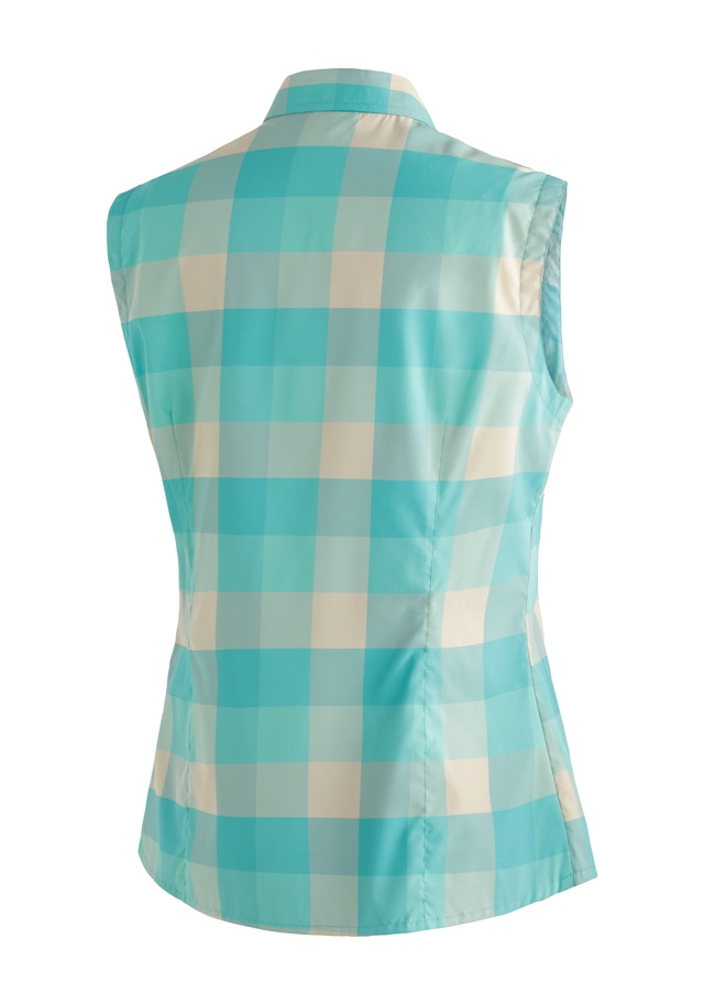 Maier Sports »Sana sleeveless« ärmellose Damen Bluse, sommerliches Blusen-Shirt, Karobluse, Reg. Fit