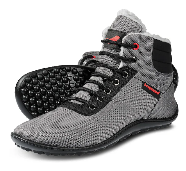 Leguano Barfußschuh »KOSMO« , Bequemschuh, Schnürboots mit einzigartiger Halbkugel-Laufsohle