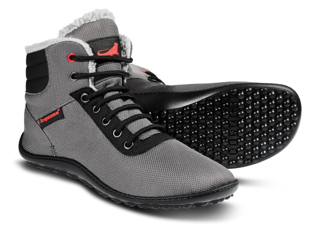 Leguano Barfußschuh »KOSMO« , Bequemschuh, Schnürboots mit einzigartiger Halbkugel-Laufsohle