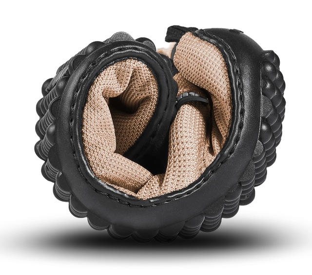 Leguano Barfußschuh »KOSMO« , Bequemschuh, Schnürboots mit einzigartiger Halbkugel-Laufsohle