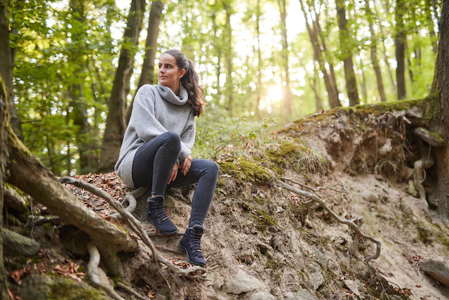 Leguano Barfußschuh »KOSMO« , Bequemschuh, Schnürboots mit einzigartiger Halbkugel-Laufsohle