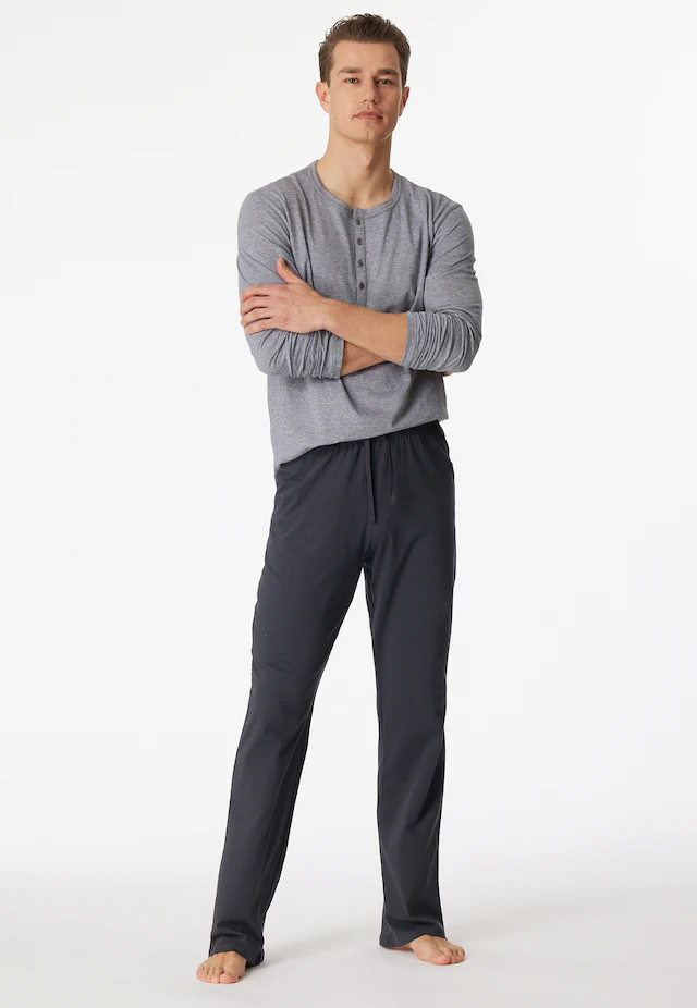 Schiesser Pyjama »selected! premium inspiration« 2 tlg. mit praktischer Knopfleiste