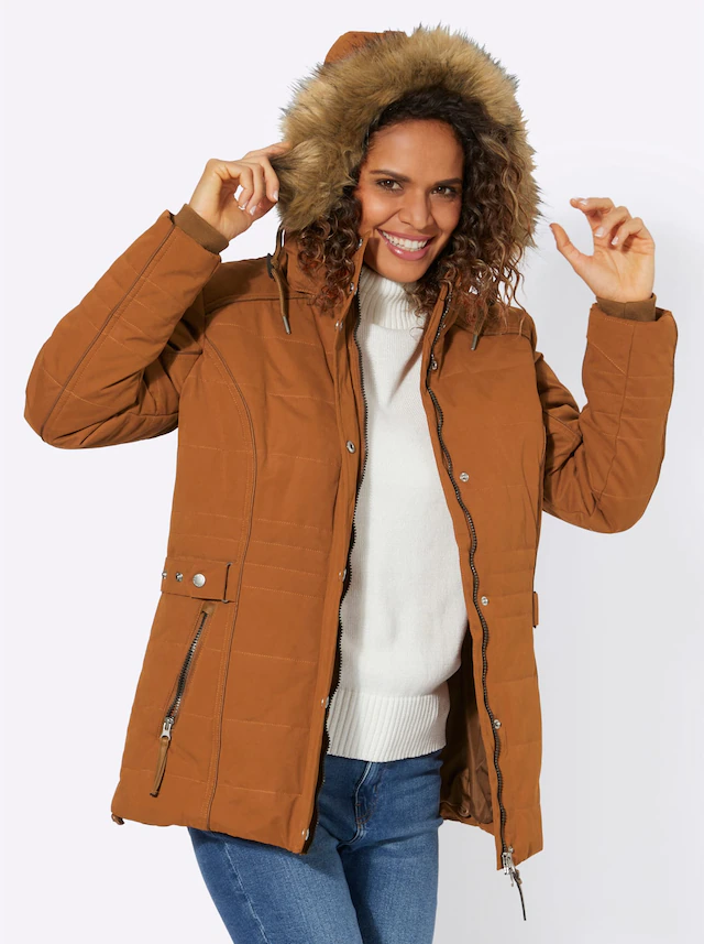 Casual Looks Steppjacke mit Kapuze