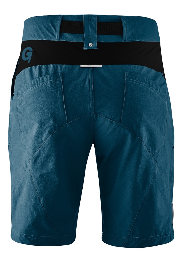 Gonso Fahrradhose »Arico Basic« kurze Herren Radhose mit Sitzpolster, wasserabweisend, inkl. Gürtel