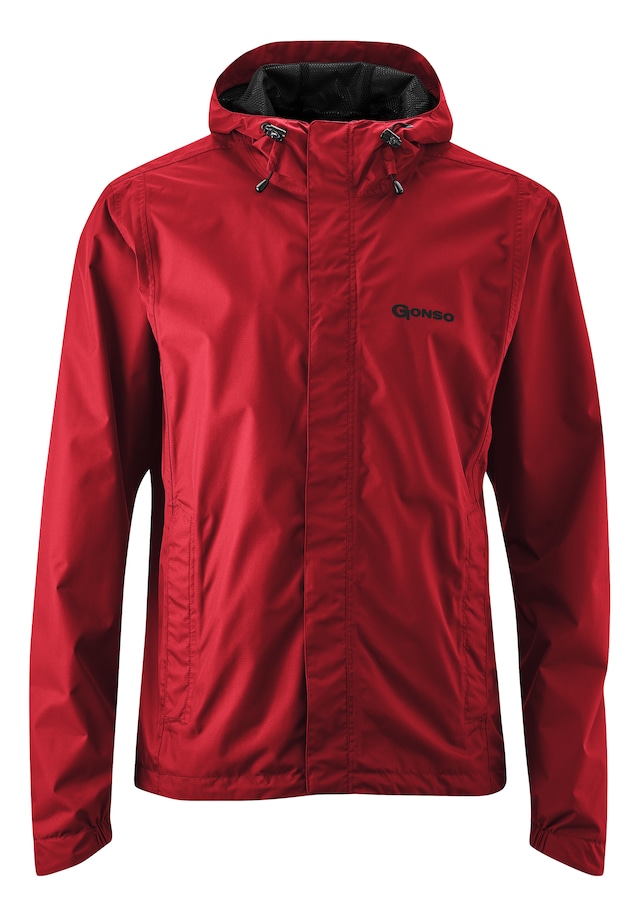 Gonso Fahrradjacke »Save Light« Herren Regenjacke wind- und wasserdicht, Radjacke mit Kapuze