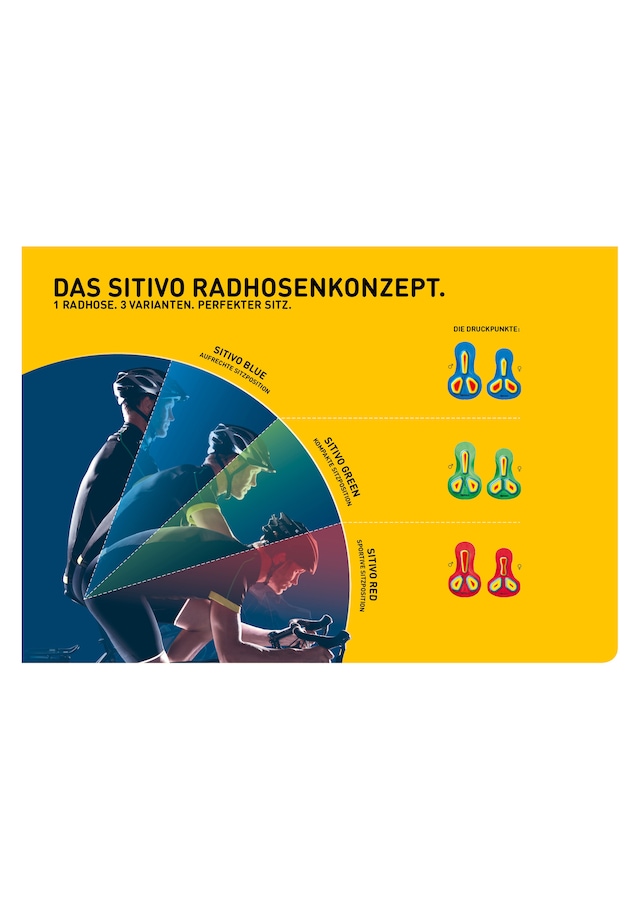 Gonso Fahrradhose »Sitivo Shorts« Bikeshorts mit innovativem Sitzpolsterkonzept