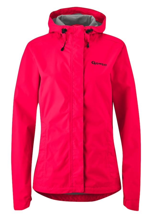 Gonso Fahrradjacke »Sura Light« Damen Regenjacke wind- und wasserdicht, Radjacke mit Kapuze