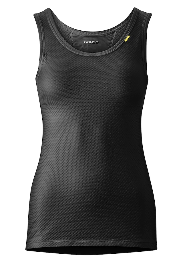 Gonso Funktionsshirt »Base Shirt Sleeveless W« Damen Fahrrad-Unterhemd, elastisch und atmungsaktiv, Rundhals Radshirt