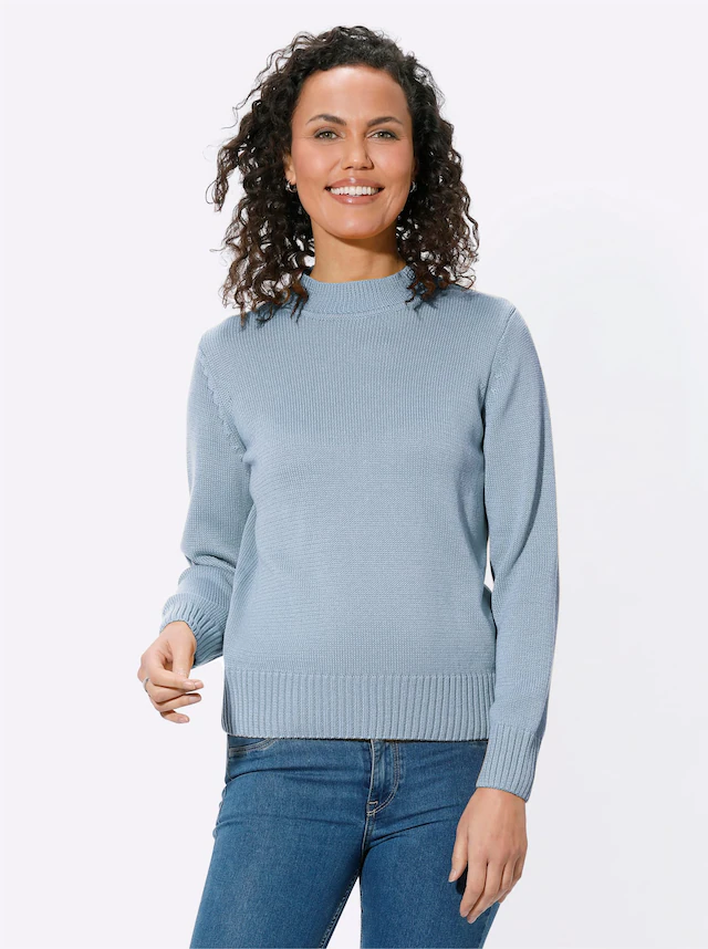 Casual Looks Stehkragenpullover »Pullover«