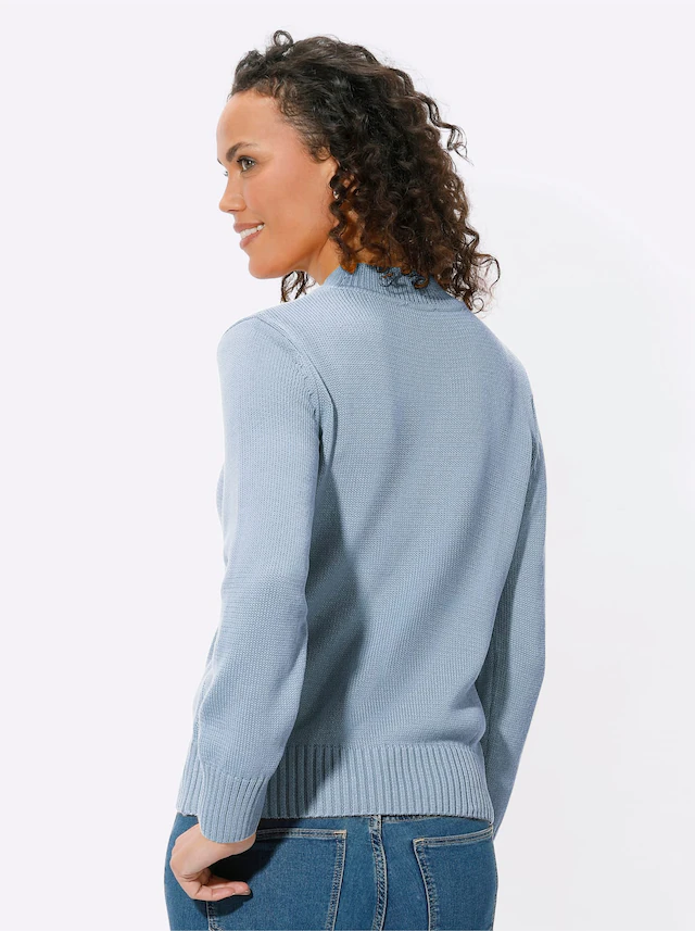 Casual Looks Stehkragenpullover »Pullover«