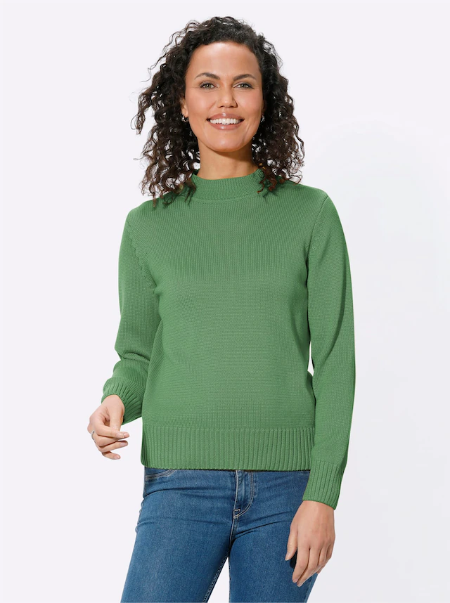 Casual Looks Stehkragenpullover »Pullover«
