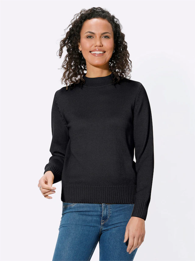 Casual Looks Stehkragenpullover »Pullover«