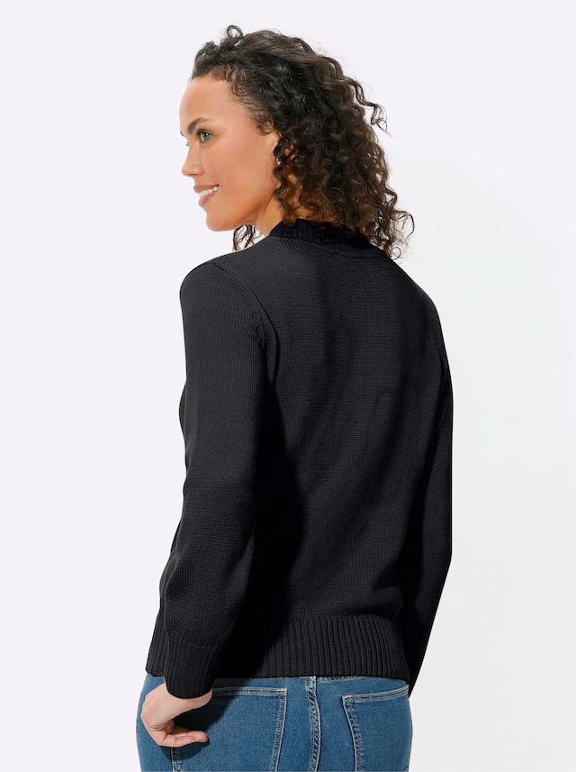 Casual Looks Stehkragenpullover »Pullover«