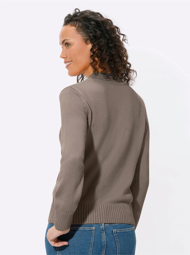 Casual Looks Stehkragenpullover »Pullover«