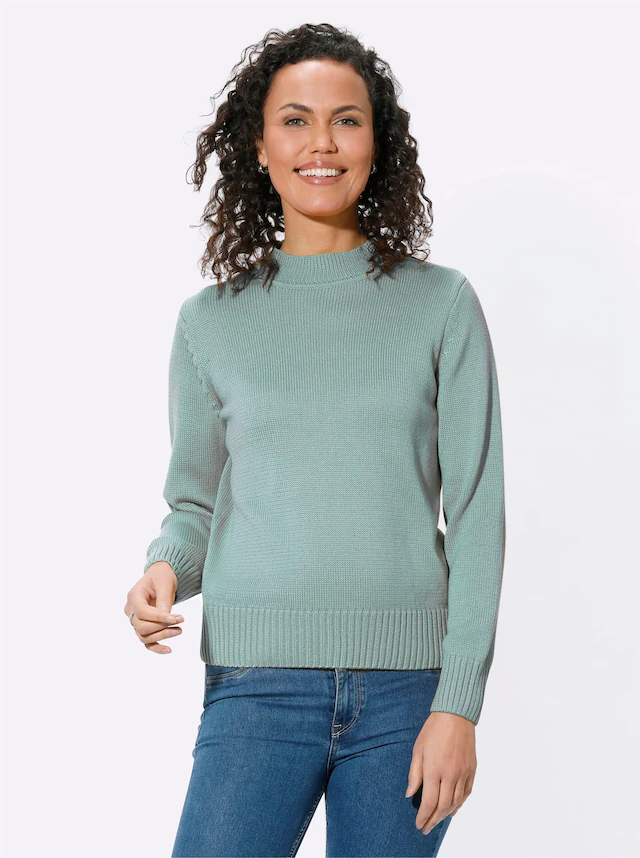 Casual Looks Stehkragenpullover »Pullover«