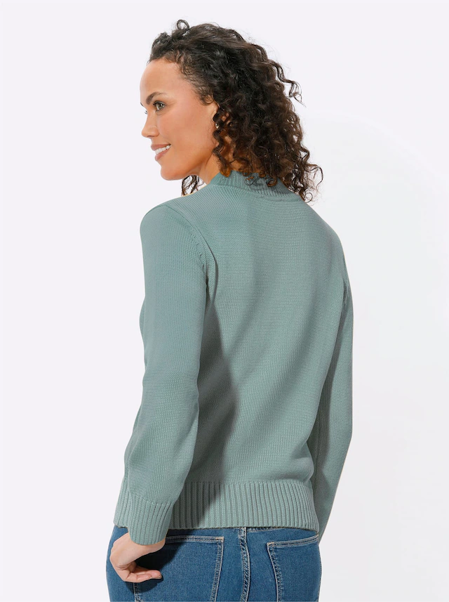 Casual Looks Stehkragenpullover »Pullover«