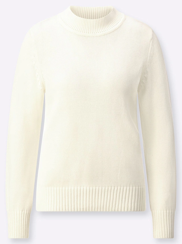 Casual Looks Stehkragenpullover »Pullover«