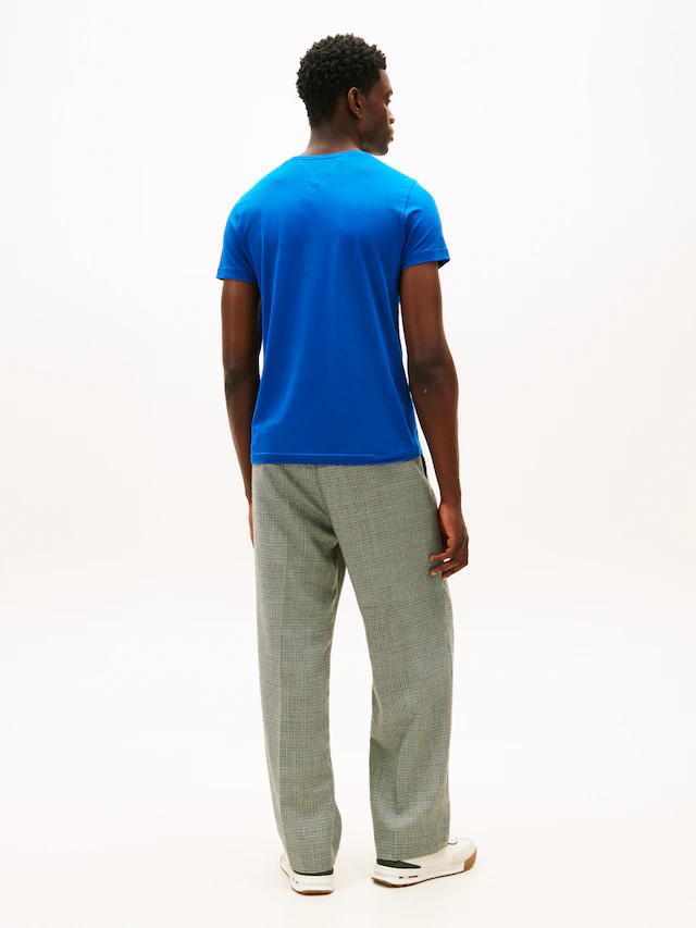 Tommy Hilfiger T-Shirt »STRETCH SLIM FIT« unifarben, casual, slim fit, Baumwollmix, Rundhals