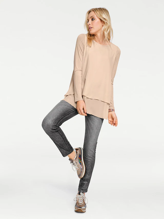 LINEA TESINI by heine Rundhalsshirt »Rundhals-Shirt« 1 Stk.