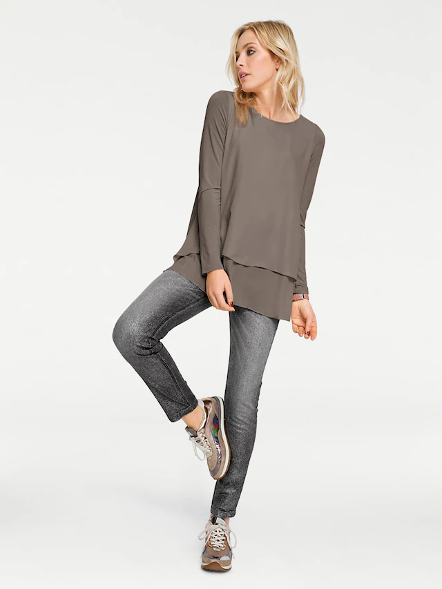 LINEA TESINI by heine Rundhalsshirt »Rundhals-Shirt« 1 Stk.