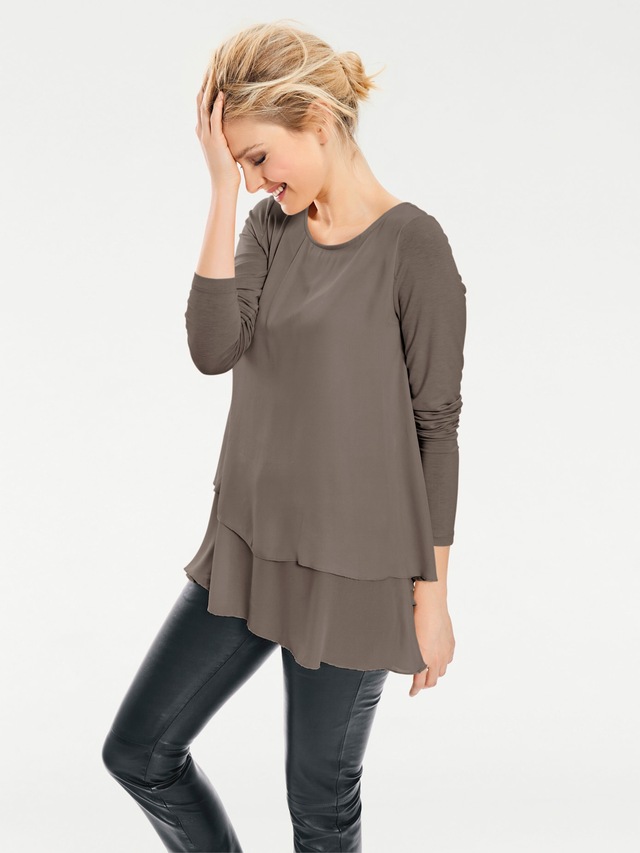 LINEA TESINI by heine Rundhalsshirt »Rundhals-Shirt« 1 Stk.