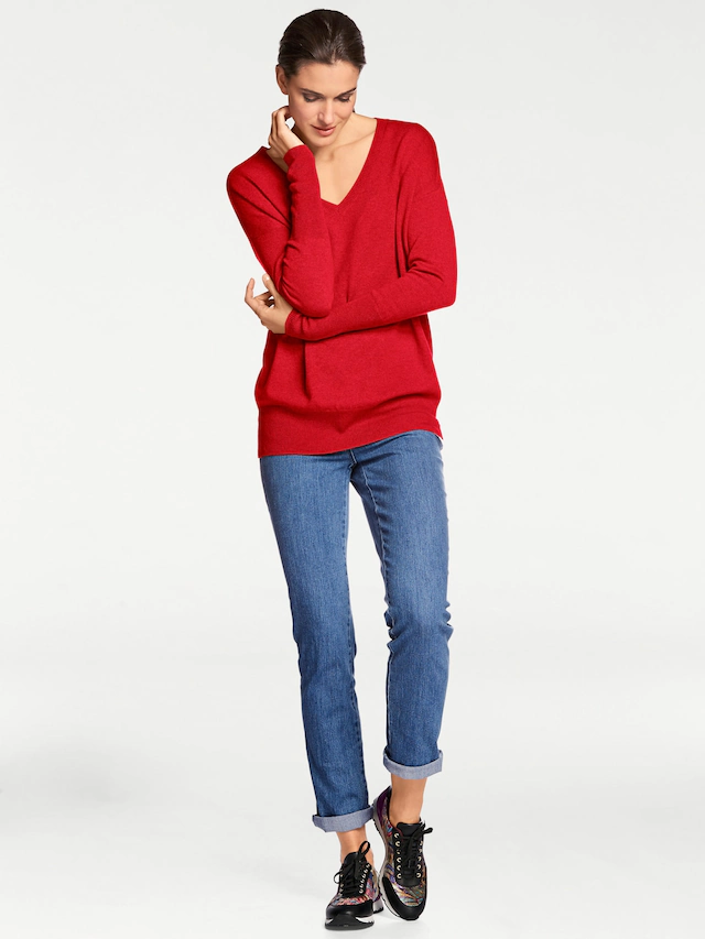 B.C. BEST CONNECTIONS by heine Strickpullover »V-Pullover«
