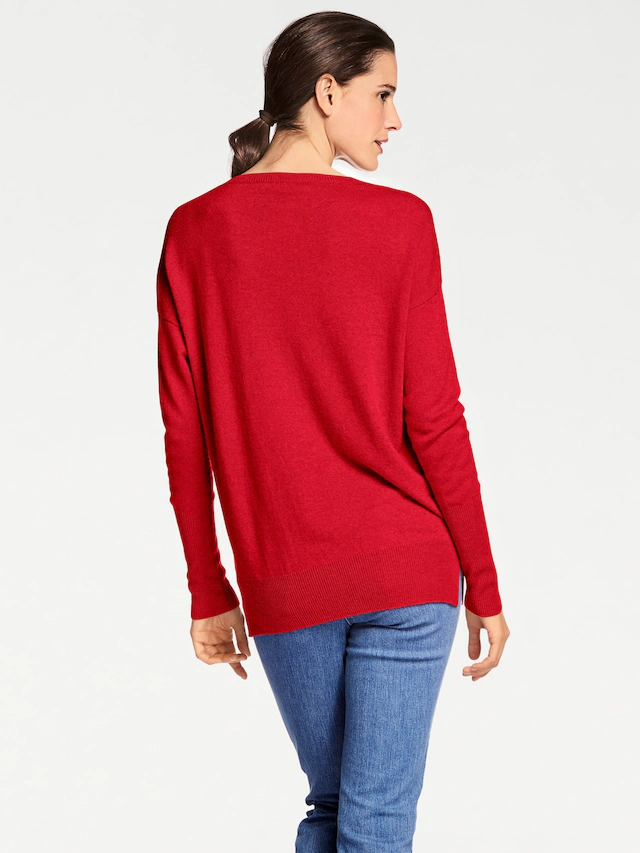 B.C. BEST CONNECTIONS by heine Strickpullover »V-Pullover«
