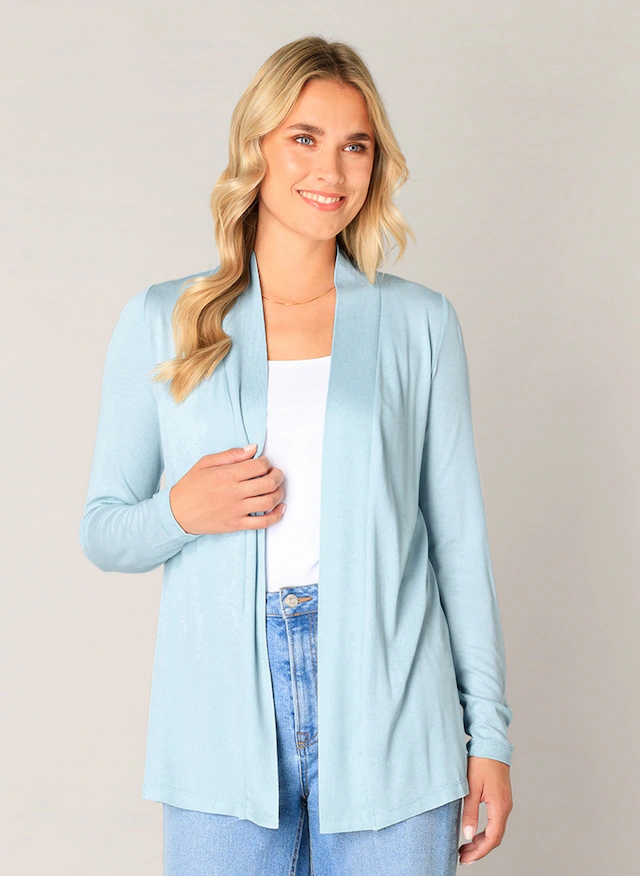 Base Level Strickjacke »Yayla« In elastischem Feinstrick
